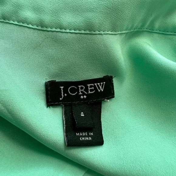 J Crew Button Up Sleeveless Top Blouse Size 4 - Picture 5 of 5